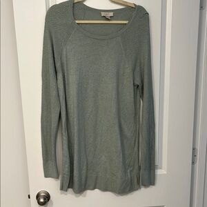 LOFT Soft Green Knit Top